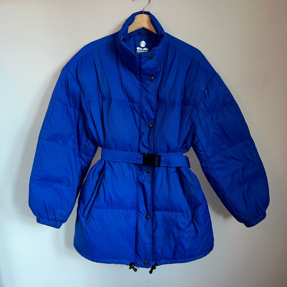 ISABEL MARANT
Dilys Recycled Belted Puffer Jacket - Blue
SIZE 34 - Oversized Fit
